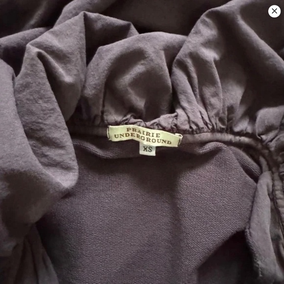 Prairie Underground Long Cloake Hoodie Bruise Color Purple XS - Picture 4 of 7